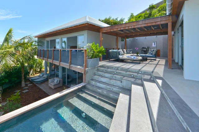 pool at Villa Pélican in St Barts - St. Barth Villa Rental