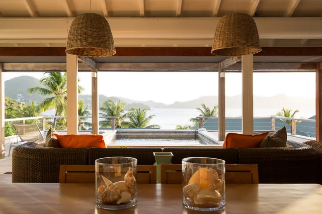 living at Villa Phoenix in St Barts - St. Barts Villa Rental