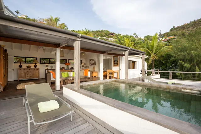 pool at Villa Phoenix in St Barts - St. Barts Villa Rental