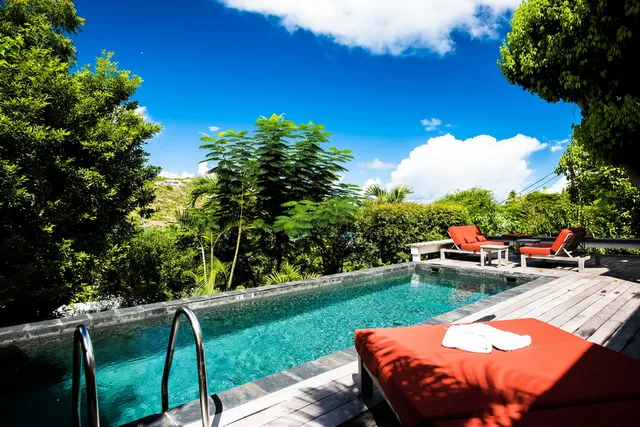 pool at Villa Plumeria’s House in St Barts - St. Barts Villa Rental