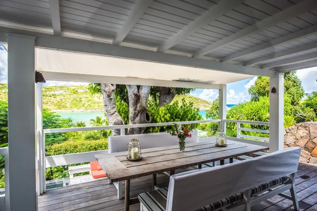 terrace at Villa Plumeria’s House in St Barts - St Barts luxury vacation rental