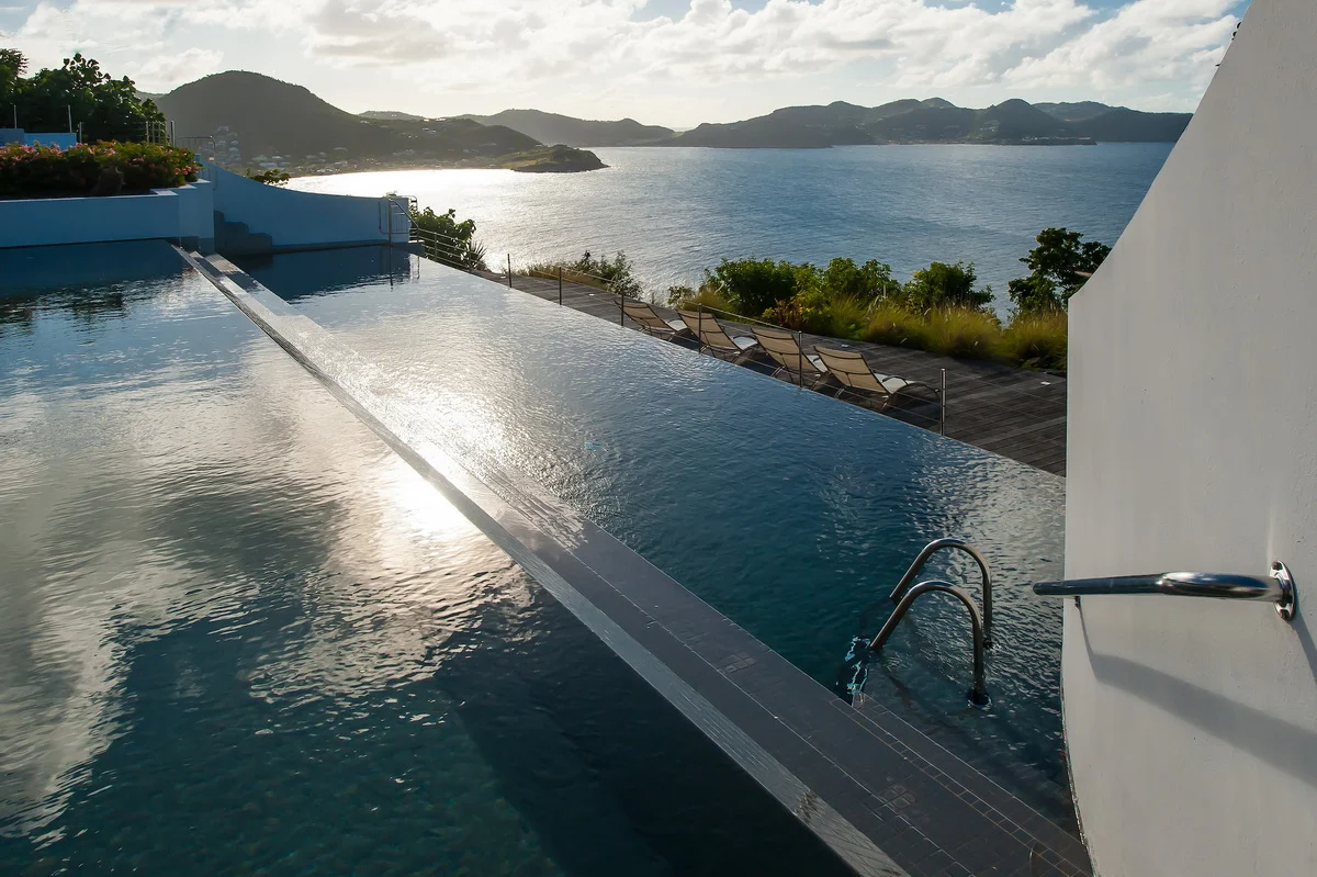 pool at Villa Pyramide in St Barts - St Barts luxury vacation rental