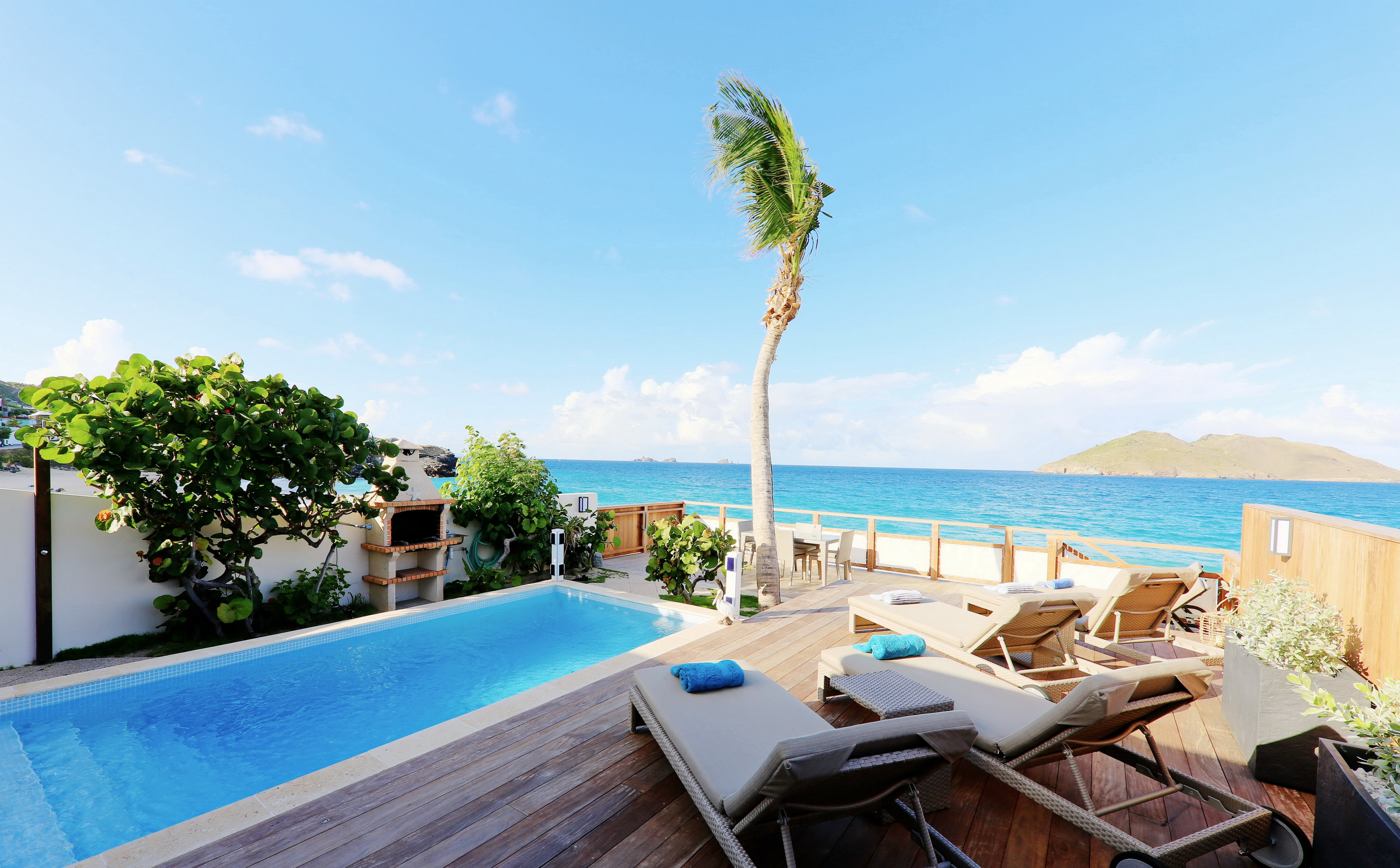 pool at Villa Raisiniers in St Barts - St Barts luxury vacation rental