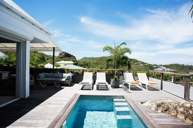 pool at Villa Remi in St Barts - St. Barth Villa Rental