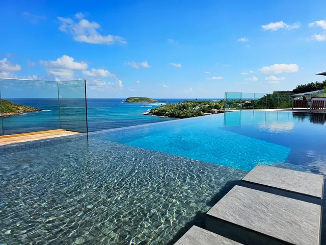 pool at Villa Riva in St Barts - St. Barts Villa Rental