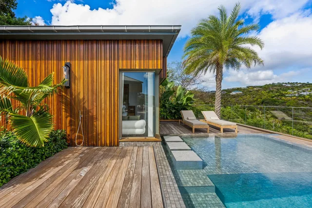 pool at Villa Riva in St Barts - St. Barth Villa Rental