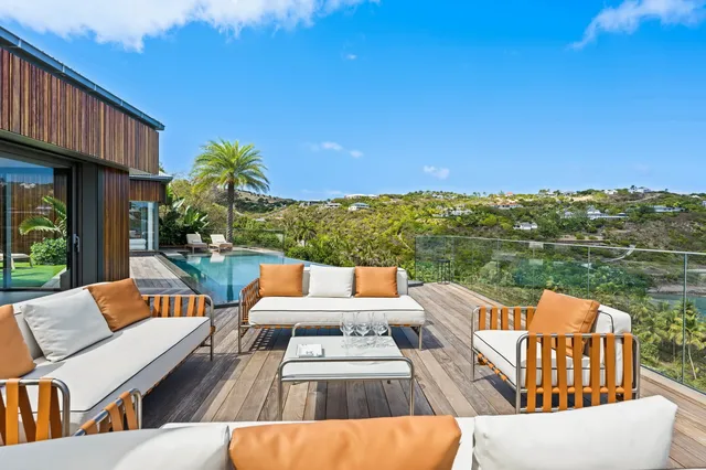 terrace at Villa Riva in St Barts - St. Barts Villa Rental