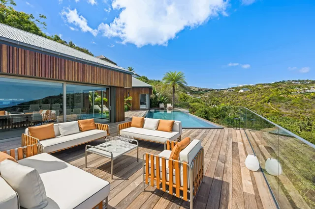 terrace at Villa Riva in St Barts - St Barts luxury vacation rental