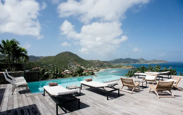 pool at Villa Rock in Lorient - St Barts luxury vacation rental