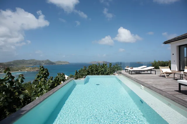 pool at Villa Rock in St Barts - St. Barts Villa Rental