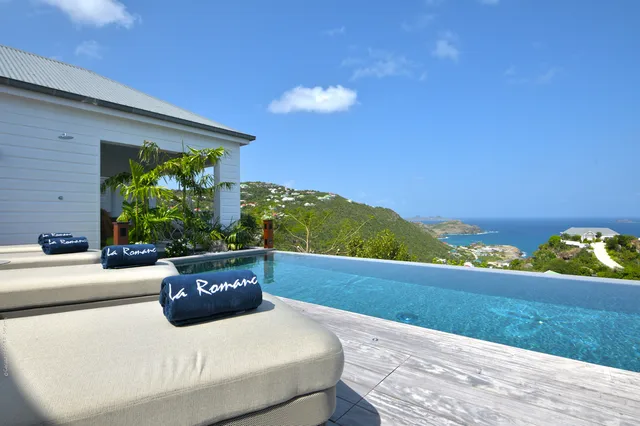 pool at Villa Romance in St Barts - St. Barth Villa Rental