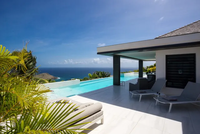 pool at Villa Rose Dog in Deve - St Barts luxury vacation rental