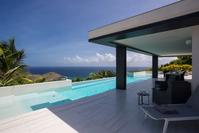 pool at Villa Rose Dog in St Barts - St. Barts Villa Rental