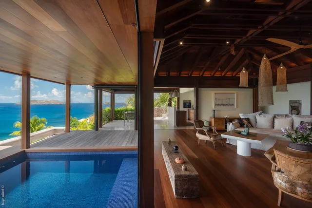 pool at Villa Safari in St Barts - St. Barts Villa Rental