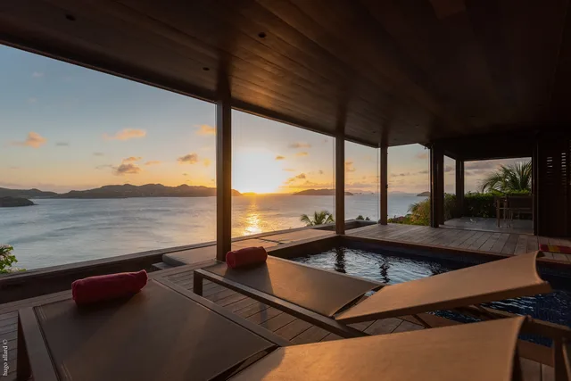 pool at Villa Safari in St Barts - St. Barth Villa Rental