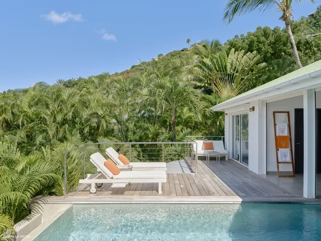 pool at Villa Sakura in St Barts - St. Barts Villa Rental