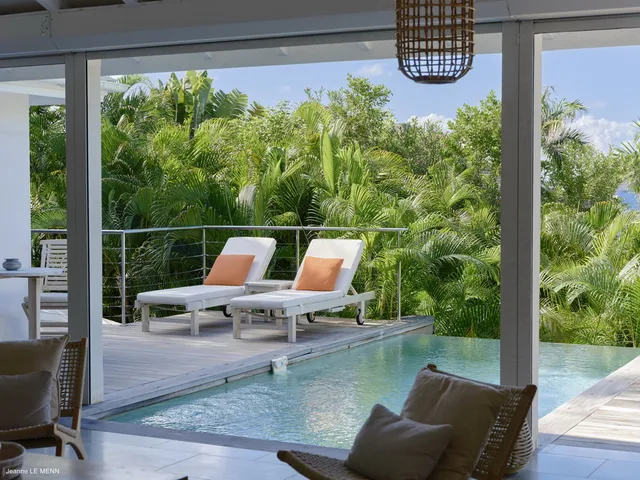 pool at Villa Sakura in Pointe Milou - St. Barts Villa Rental