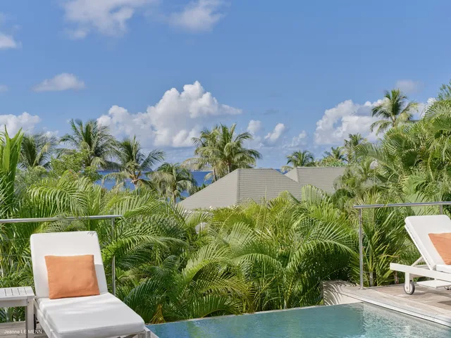 pool ocean view at Villa Sakura in St Barts - St Barts luxury vacation rental