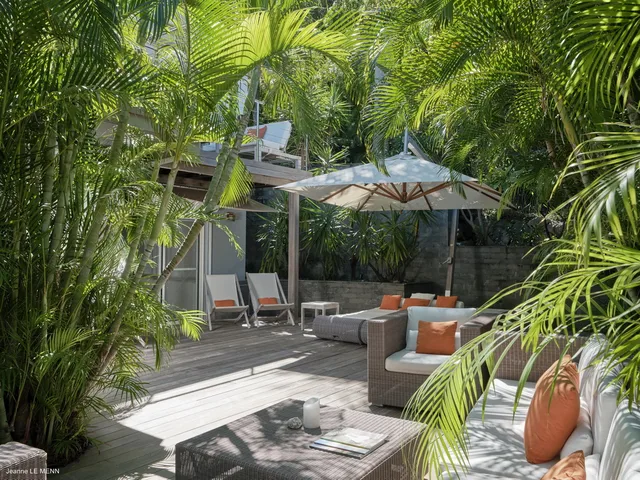 terrace at Villa Sakura in St Barts - St Barts luxury vacation rental