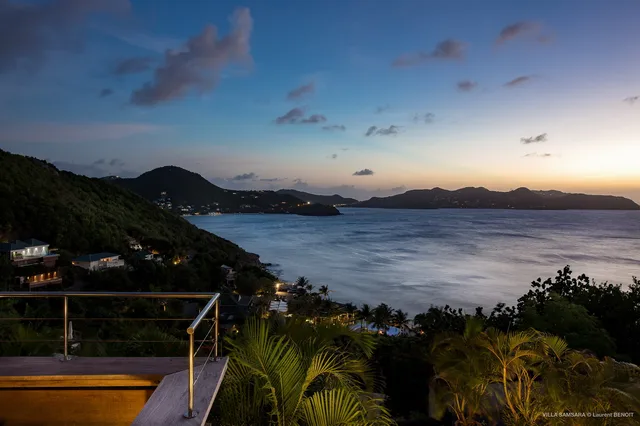 ocean view at Villa Samsara in St Barts - St. Barts Villa Rental