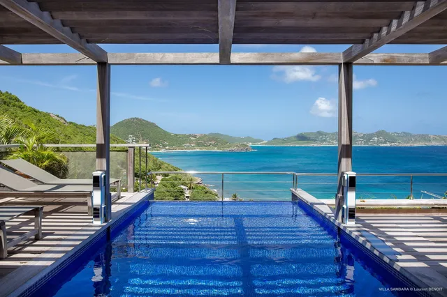 pool at Villa Samsara in Pointe Milou - St. Barth Villa Rental