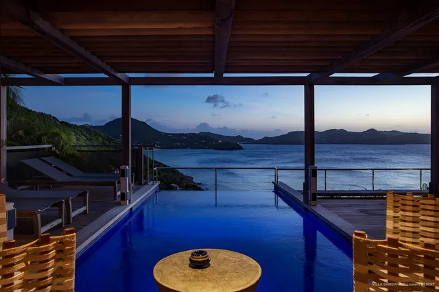 pool at Villa Samsara in St Barts - St. Barts Villa Rental