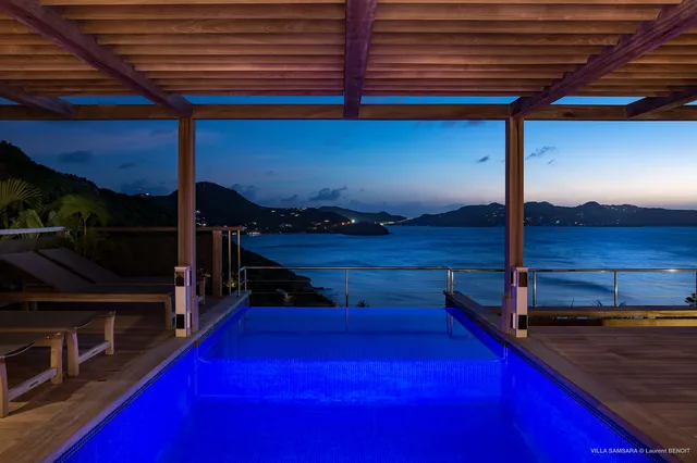 pool at Villa Samsara in St Barts - St. Barth Villa Rental