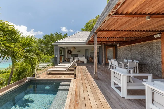 pool at Villa Santa Alicia in St Barts - St. Barts Villa Rental