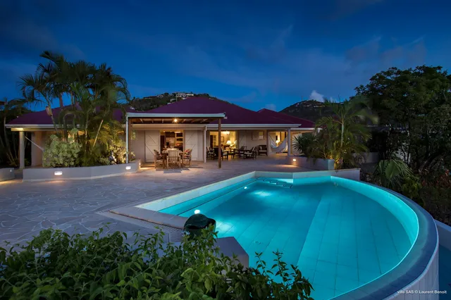 pool at Villa SAS in St Barts - St. Barts Villa Rental