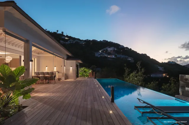 pool at Villa Seala in St Barts - St. Barts Villa Rental