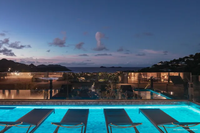 pool at Villa Seala in St Barts - St. Barth Villa Rental