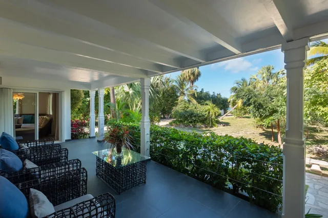 terrace at Villa Seaside in St Barts - St. Barth Villa Rental