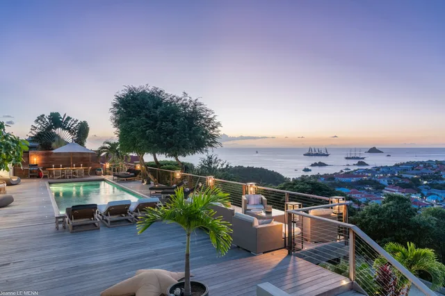 pool at Villa Serenity in St Barts - St. Barts Villa Rental