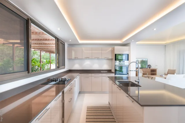 kitchen at Villa Shell Beach in St Barts - St Barts luxury vacation rental