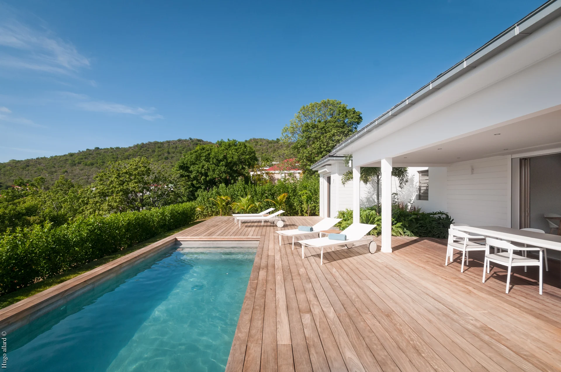 pool at Villa Shell Beach in St Barts - St Barts luxury vacation rental
