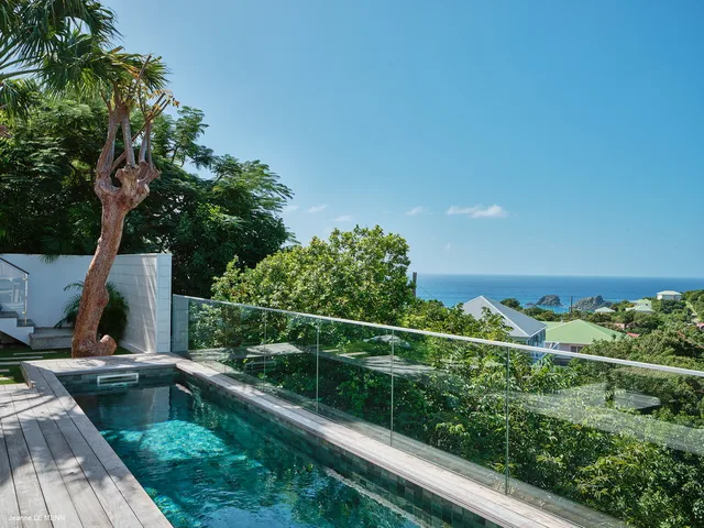 pool at Villa Simona in St Barts - St. Barth Villa Rental