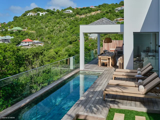 pool at Villa Simona in St Barts - St. Barts Villa Rental
