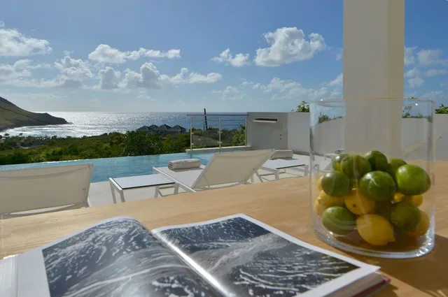 pool at Villa South Wave in St Barts - St. Barth Villa Rental