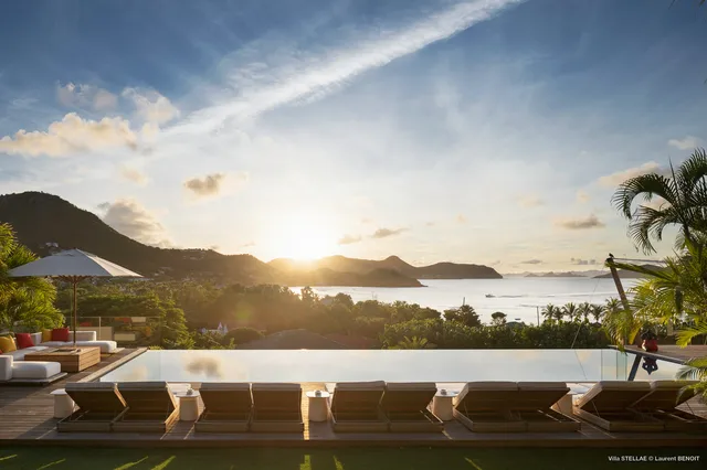 pool at Villa Stellae in St Barts - St. Barts Villa Rental