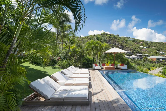 pool at Villa Stellae in St Barts - St. Barts Villa Rental