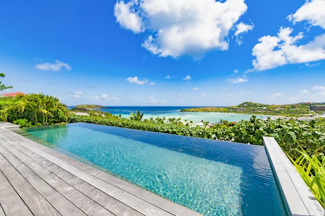 pool at Villa Summer Breeze in Grand Cul de Sac - St. Barth Villa Rental