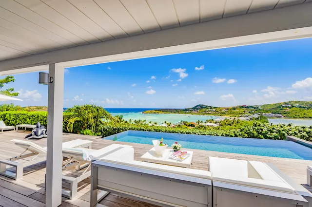 pool at Villa Summer Breeze in St Barts - St. Barth Villa Rental