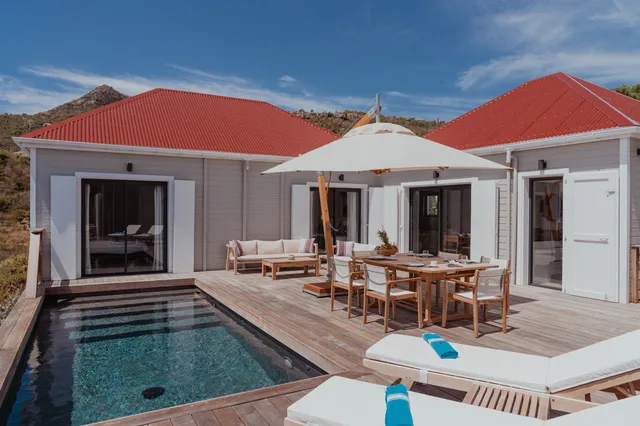 2 pool at Villa Sun 2 in St Barts - St. Barts Villa Rental