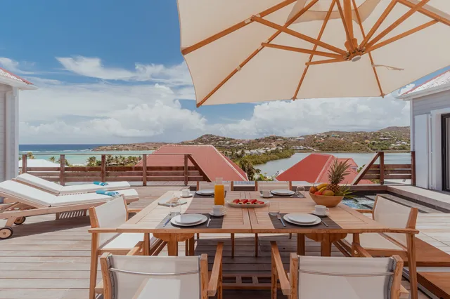 Su2 terrace at Villa Sun 2 in St Barts - St Barts luxury vacation rental
