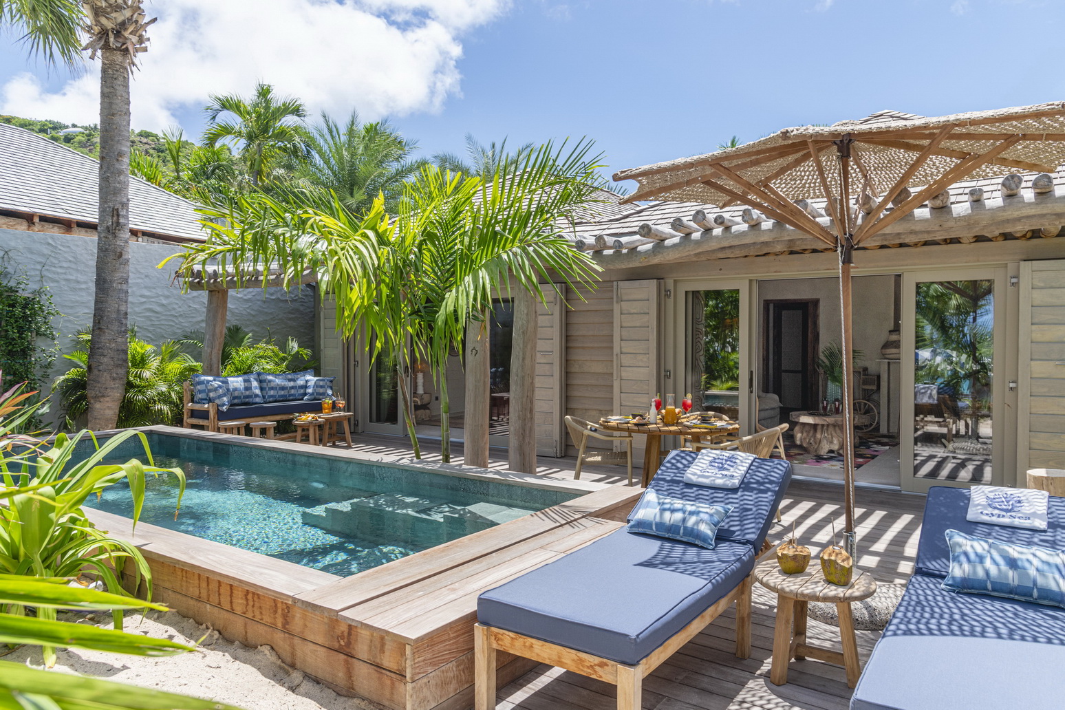 pool at Villa Sunset Corail in St Barts - St Barts luxury vacation rental