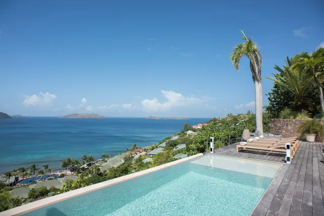 pool at Villa Sunset in St Barts - St. Barts Villa Rental