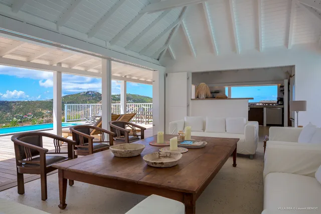 living at Villa Supersky in St Barts - St. Barth Villa Rental