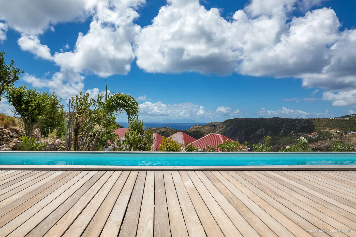 pool at Villa Supersky in St Barts - St Barts luxury vacation rental