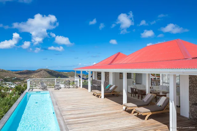 pool at Villa Supersky in St Barts - St Barts luxury vacation rental