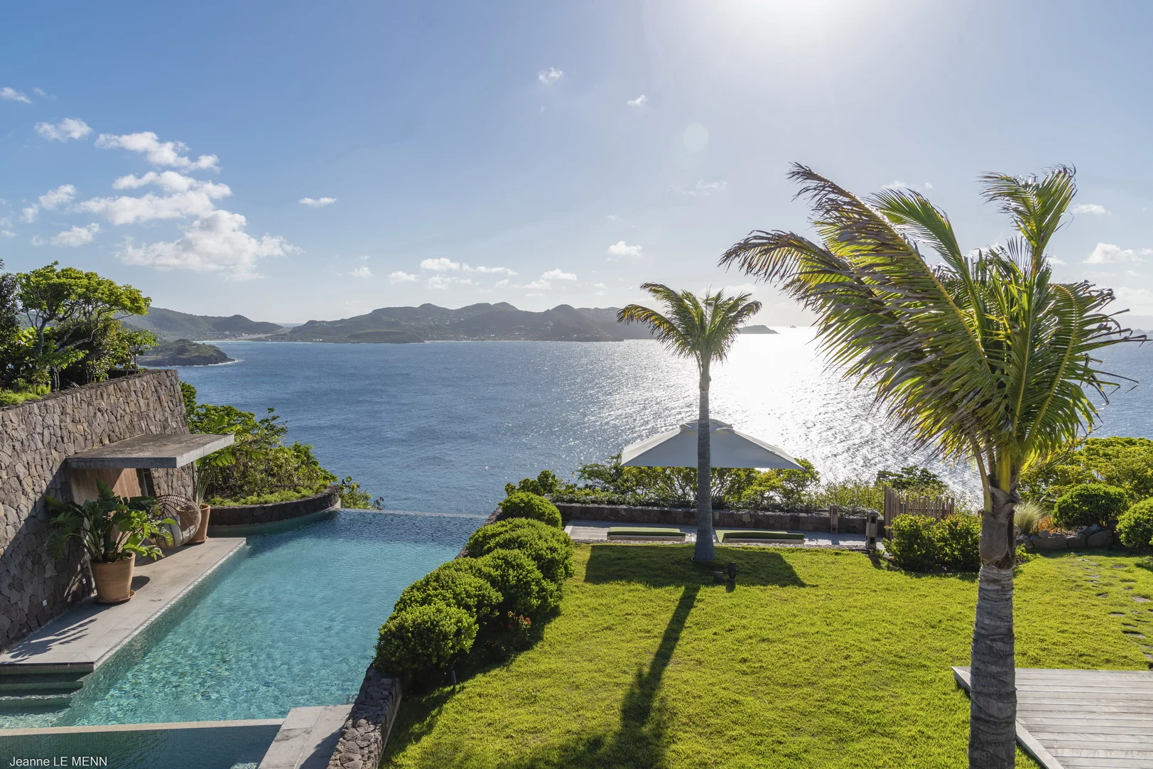 pool ocean view at Villa Tainos in St Barts - St Barts luxury vacation rental
